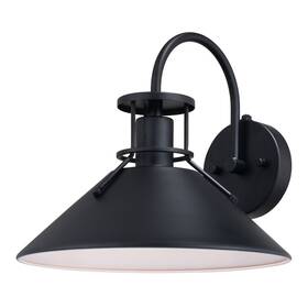 T0748 Vaxcel Lighting Canton 11 Inch Tall Outdoor Wall Sconce - White