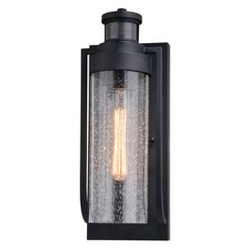 T0749 Vaxcel Lighting Lawton 16 Inch Tall Outdoor Wall Sconce - Black