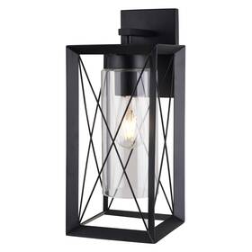 T0763 Vaxcel Lighting Milton 17 Inch Tall Outdoor Wall Sconce - Black T0763 Vaxcel Lighting Milton 17 Inch Tall Outdoor Wall Sconce - Black