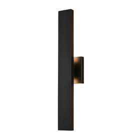 T0766 Vaxcel Lighting Owen 20 Inch Tall Led Outdoor Wall Sconce - Black