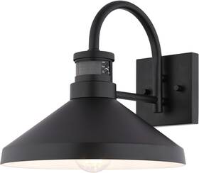 T0805 Vaxcel Lighting Highland Park 11 Inch Tall Led Outdoor Wall - White