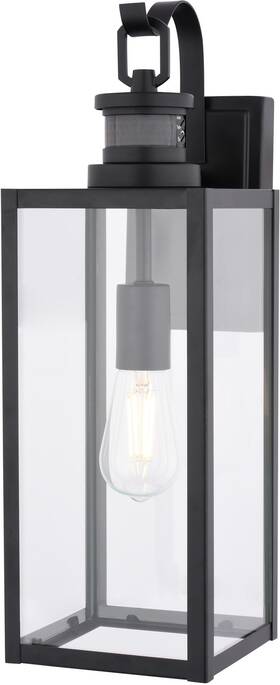 T0807 Vaxcel Lighting Clinton 18 Inch Tall Led Outdoor Wall Sconce - Black