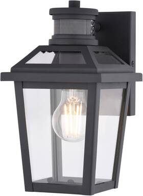 T0813 Vaxcel Lighting Hanover Park 11 Inch Tall Led Outdoor Wall - Black