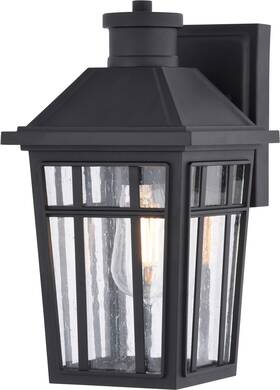 T0814 Vaxcel Lighting Garfield Park 12 Inch Tall Led Outdoor Wall - Black