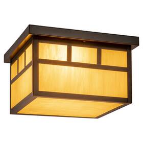 Of37211bbz Vaxcel Mission 2-light Outdoor Ceiling In And Square Style 7 Inches Tall