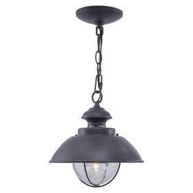 T0265 Vaxcel - Harwich 1-light Outdoor Pendant In Coastal And Barn Style 10.75 Inches