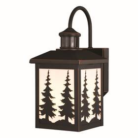 T0596 Vaxcel - Yosemite 1-light Outdoor Motion Sensor In Rustic And Lantern Style