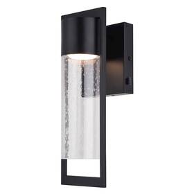T0743 Vaxcel Sawyer 5 Inch Led Outdoor Wall Light Matte Black -