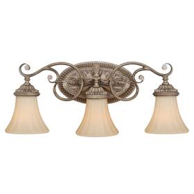 W0156 Vaxcel - Avenant 3-light Bathroom Light In Traditional Style 10.5 Inches Tall