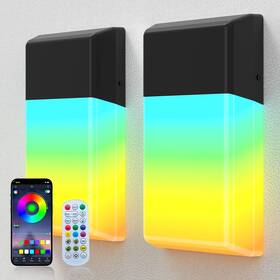 Zfdkj1101 Verdilume Outdoor Wall Lights 1500lm Rgbcw Smart Led Porch Lamp Sconces Ip65 Waterpro