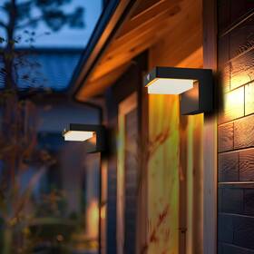 Verluce 850053069185 Square Solar Wall Lights - Powered Lamps Led Pir Sens Verluce 850053069185 Square Solar Wall Lights - Powered Lamps Led Pir Sens