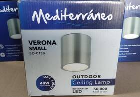 Bo-c130 Verona New Small Outdoor Led Ceiling Lamp / 480 Lumens 5000k Free Ship