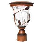 Vfd-024 Gama Sonic Flora Solar Outdoor Post Light Antique 185455000475