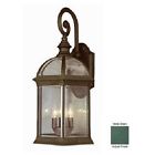 44182 Vg Globe Lighting 4 Coach Green Trans Light Lantern Verde