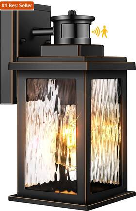 Vianis 744759684288 Motion Sensor Outdoor Lights Wall Mount Dusk To Dawn Exterior Light Fixture 10