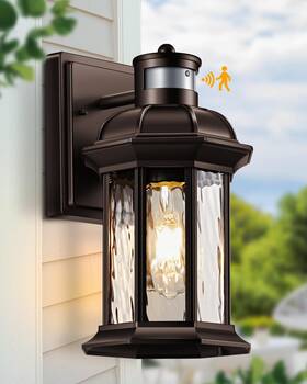 V81101br Vianis Motion Sensor Outdoor Garage Lighting Fixture Oil Rubbed Bronze Farmho V81101br Vianis Motion Sensor Outdoor Garage Lighting Fixture Oil Rubbed Bronze Farmho