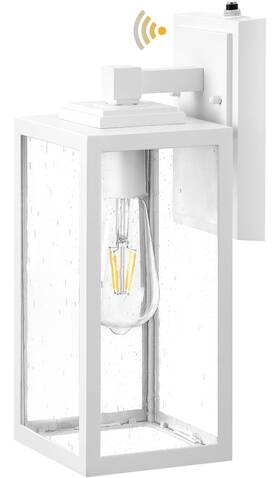 V81381wh Vianis Large Dawn To Dusk Outdoor Light Fixture White Exterior Lighting Wall V81381wh Vianis Large Dawn To Dusk Outdoor Light Fixture White Exterior Lighting Wall