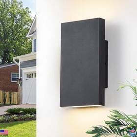 Hy058-01 Visit The Zicbol Store Modern Outdoor Wall Light 10 Inch Led Up Down Lights For Porch Entryway Garage