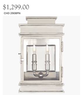 S2193ai-cg Visual Comfort Linear 15 Inch Outdoor Wall Light By E. F. Chapman Model Chd 2908pn S2193ai-cg Visual Comfort Linear 15 Inch Outdoor Wall Light By E. F. Chapman Model Chd 2908pn