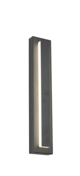 Slows30230h Visual Comfort Aspen 60 Inch Outdoor Wall Sconce Charcoal