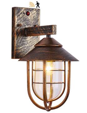 Hy-89-hbs Vocldfa Motion Sensor Outdoor Wall Light Nautical Outside Sconce Dusk To Dawn Ex