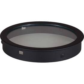 Volume Lighting 445042810836 6 Inch Black Top Cover For Outdoor Cylinder Wall Sconce