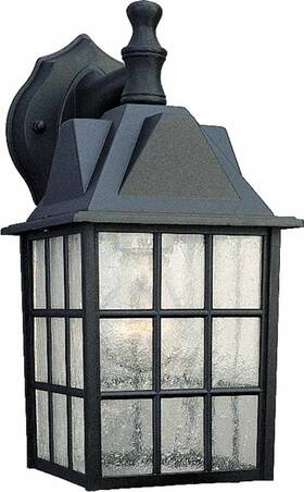 8510-5 Volume Lighting V8510 Black 1-light 12 Inch H Outdoor Wall Sconce