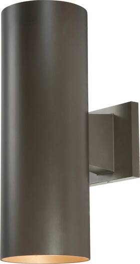 9635-79 Volume Lighting V9635 Bronze 2-light 14 Inch H Outdoor Wall Sconce