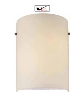V6047-27 Volume Lighting 10 Inch 2-light Wall Sconce With White Glass - Lot Of 2