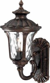 8461-72 Volume Lighting V8461 Tavira 1 Light 15.25inch.h Outdoor Wall Sconce Bronze
