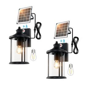 Swl-ok013 Vorzu Porch Lights Outdoor Dusk To Dawn Motion Sensor Solar Wall Lantern Separate P