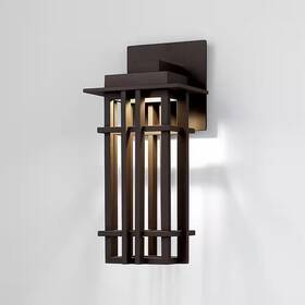 Wac Lighting 445052043057 Nest 16 Inch Bronze Integrated Led Outdoor Lantern Wall Sconce 3000k Wac Lighting 445052043057 Nest 16 Inch Bronze Integrated Led Outdoor Lantern Wall Sconce 3000k