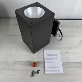 Dc-ws06-f835s-bz Wac Lighting 5.5 Inch Cube Arch Single Light Led Wall Sconce 3500k In Bronze