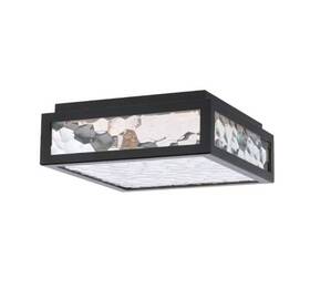 Fm-w33113-bk Wac Lighting Hawthorne 13 Inch Wide Led Outdoor Flush Mount Ceiling Fixturemodel