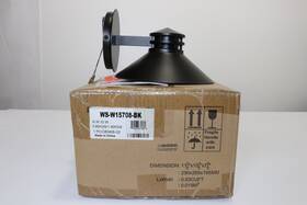 Ws-w15708-bk Wac Lighting 9w Led 8 Inch Sodor Outdoor Wall Sconce 3k 750 Lum Black