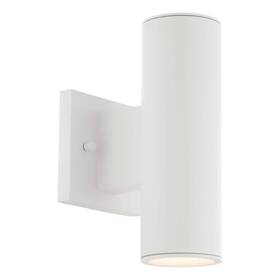 Ws-w190212-30-wt Wac Limited Cylinder White Led Double Up And Down Outdoor Wall Light 3000k