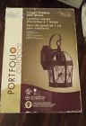 72153 Wall 1 Bronze Light Item Portfolio Mount Beveled Clear Outdoor