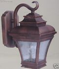 880767 Wall Finish Light Exterior Classic Hampton Collection Nib Bay Copper