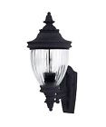 9762bk Wall Mount Black Park Lighting Battery Fixture Capital