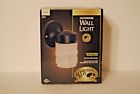 Wb0317 Hampton Bay Matte Black Outdoor Jelly Jar Wall 022011409351