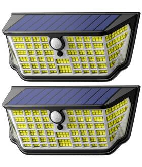 Twl019 Wdtpro Solar Lights Outdoor Waterproof 300 Angle And 3 Lighting Modes Motion Sensor