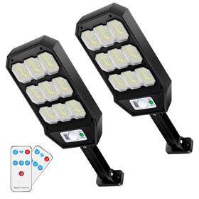 Wegitcs 424615967329 Led Solar Street Lights Outdoor 2 Pack 279 Remote Control F