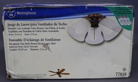 7781800 Westinghouse 030721778186 Lighting - 3 Light Kit Obb Missing One 7781800 Westinghouse 030721778186 Lighting - 3 Light Kit Obb Missing One