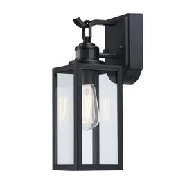 6122600 Westinghouse Victoria 15 Inch Tall Outdoor Wall Sconce - Black