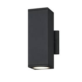 6135200 Westinghouse Nottawa 11 Inch Tall Outdoor Wall Sconce - Black