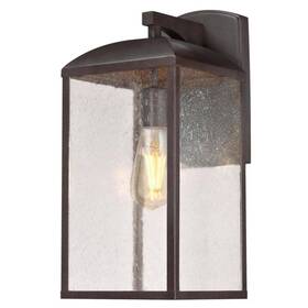 6374200 Westinghouse Piazza Medium 1-light Victorian Bronze Outdoor Wall Mount Lantern With Clear