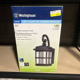 6400200 Westinghouse Oil Rubbed Bronze Switch Led Lantern Fixture 3000k Warm White