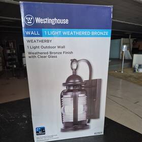 3424017 Westinghouse Lighting 6230100 Weatherby One-light Outdoor Wall Fixture