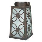 Wh102 Winsome House Square Metal Lantern Solar Light 694870020512
