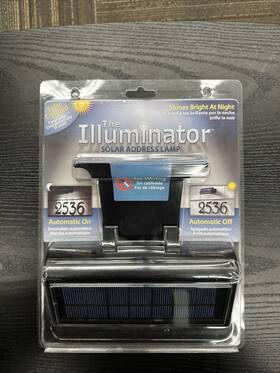 Whitehall Products 884259049139 Standard Wall Illuminator Solar Black